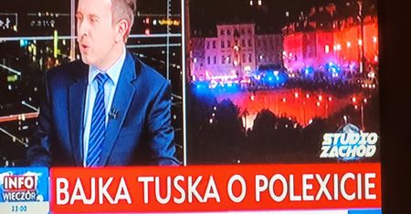 Paski TVP o Tusku bez reakcji KRRiT. Szef Rady: "stanowiły komentarz"