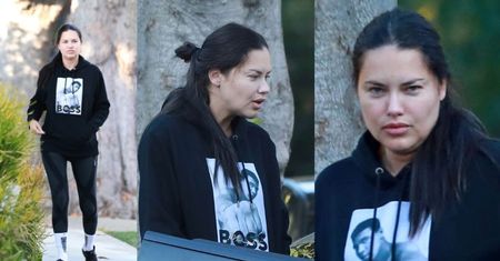 Adriana Lima "przyłapana" BEZ MAKIJAŻU. Ostatnio zarzucano jej, że przesadziła z wypełniaczami. Faktycznie? (ZDJĘCIA)