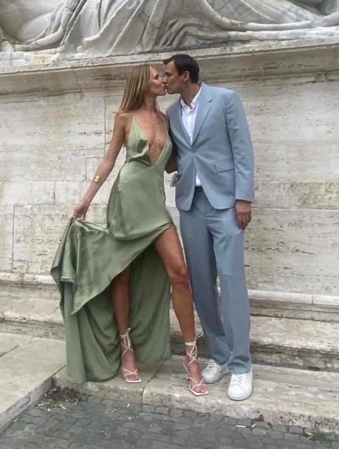 Jarosław Bieniuk i Zuzanna Pactwa na weselu w Rzymie