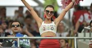 Polska Miss Euro 2016 znów błyszczy na trybunach. Zagrzewa do walki