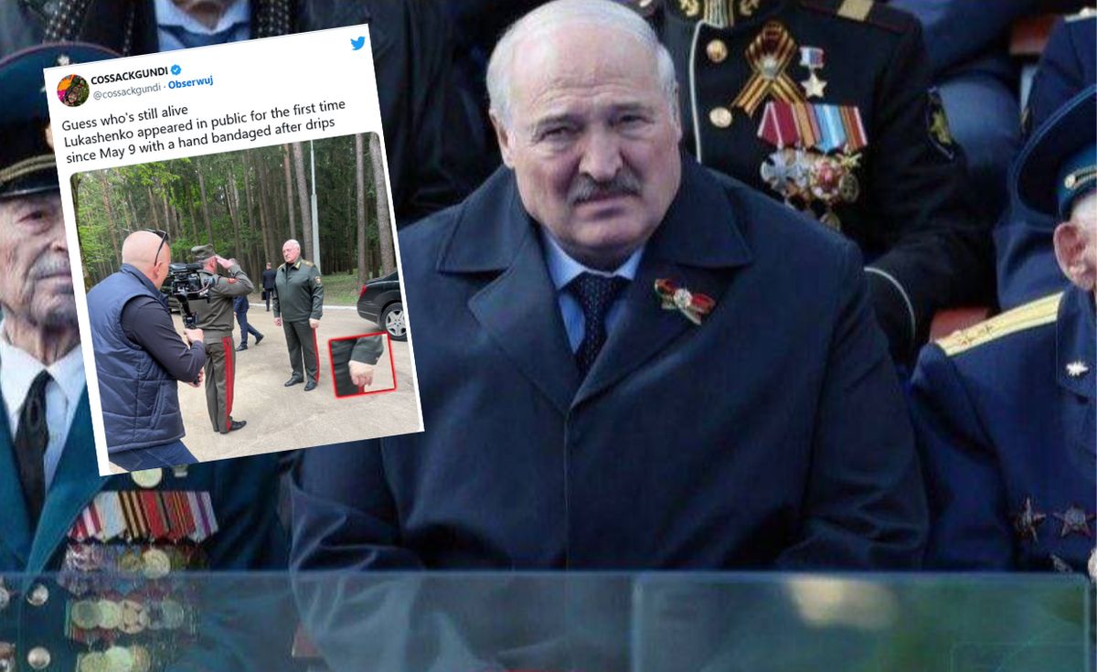 Łukaszenka był widziany po raz pierwszy od 9 maja