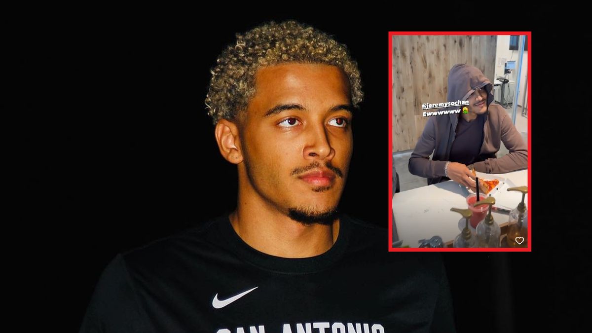 Na zdjęciu Jeremy Sochan
