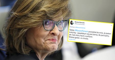Broni "kretynki" Terleckiego. Zaskakująca argumentacja kobiety