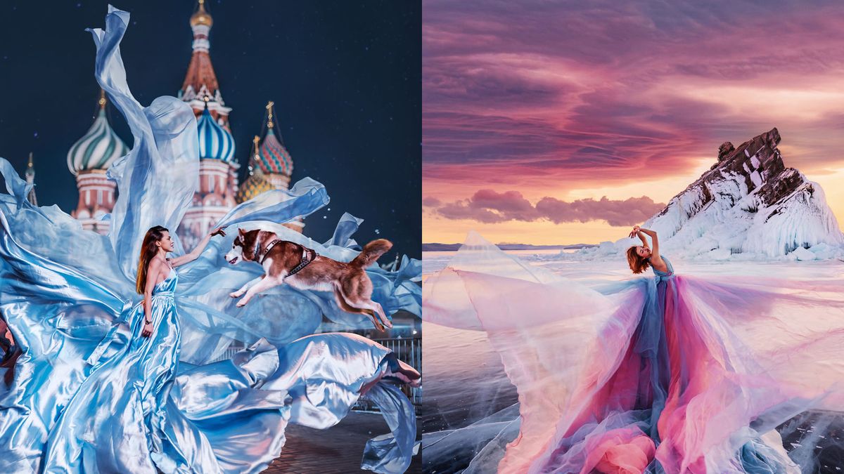 Piękne krajobrazy, piękne suknie i kobiety. Oto świat Kristiny Makeevy 1