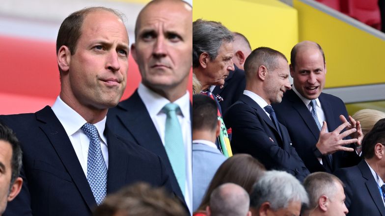 Książę William kibicuje na meczu Anglia - Szwajcaria