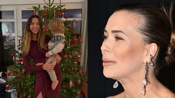 Odstawiona Sandra Kubicka pozuje z synem przy choince: "Nasze drugie wspólne święta". Nie zabrakło też matchy... (FOTO)