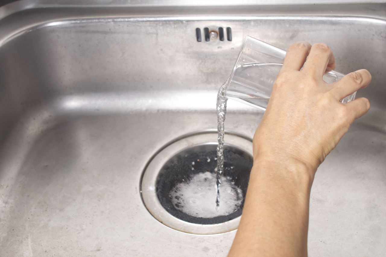 Clogged sink