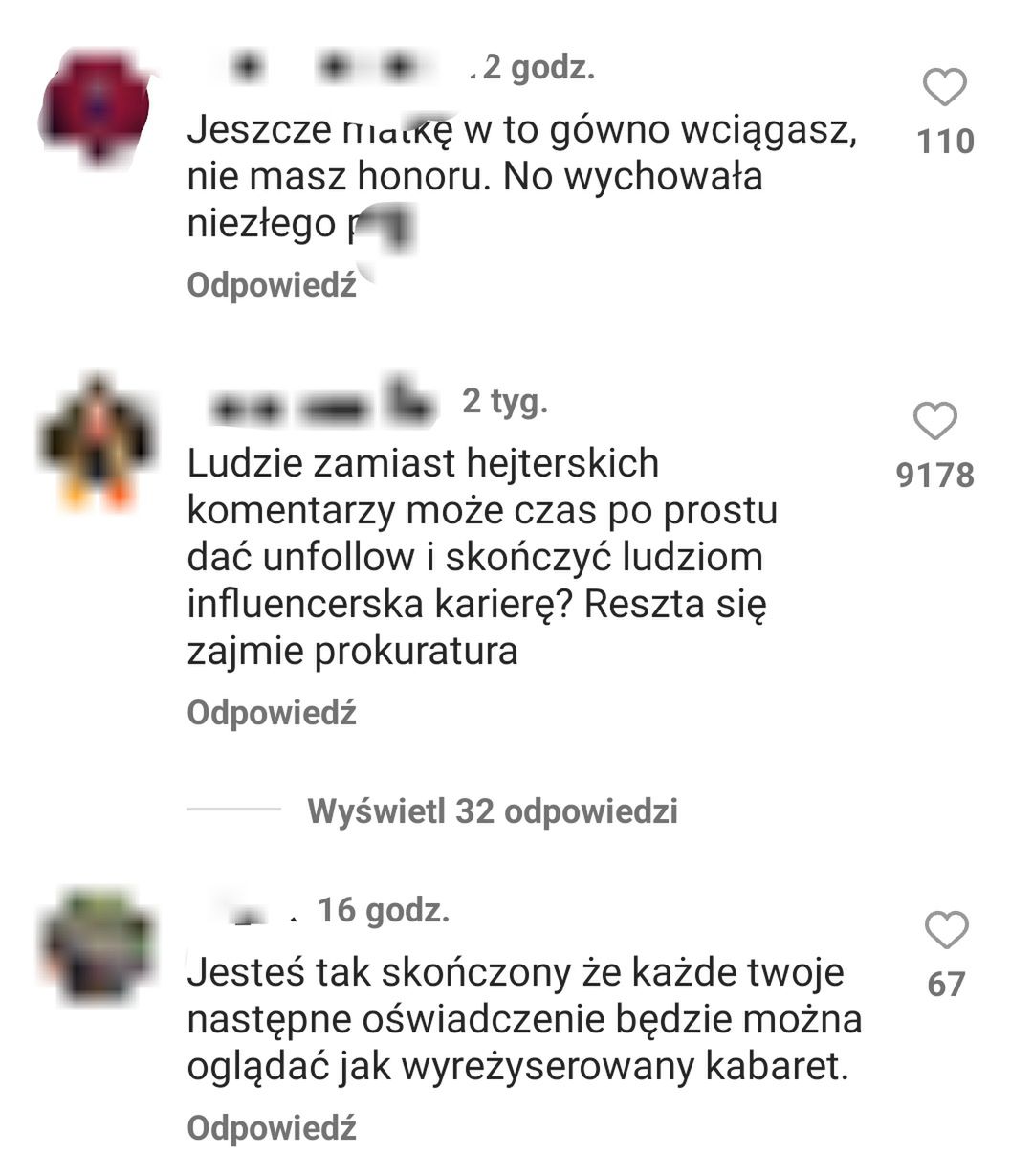 Widzowie o nagraniu Dubiela