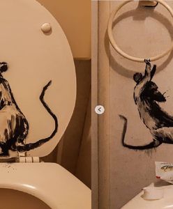 Banksy znowu w akcji. Nowe działo popularnego artysty opanowały szczury