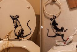 Banksy znowu w akcji. Nowe działo popularnego artysty opanowały szczury