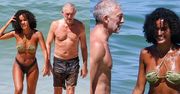 58-letni Vincent Cassel i jego młodsza o 30 lat ukochana przyłapani na plaży zaledwie 2 miesiące po narodzinach syna