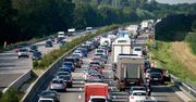 Pożar samochodu na autostradzie A2 w Poznaniu. Są utrudnienia w ruchu