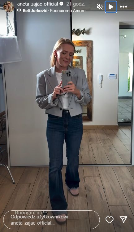 Aneta Zając pochwaliła się stylizacją
