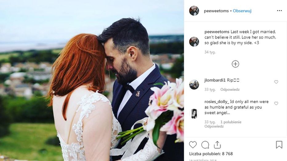 Becca i Dan Thomas wzięli ślub, gdy mężczyzna cierpiał na raka. 16 dni później zmarł