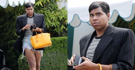 EJ Johnson opuszcza klub w mini szortach i butach NA OBCASIE, prezentując zgrabne nogi (ZDJĘCIA)