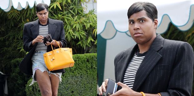 EJ Johnson opuszcza klub w mini szortach i butach NA OBCASIE, prezentując zgrabne nogi (ZDJĘCIA)