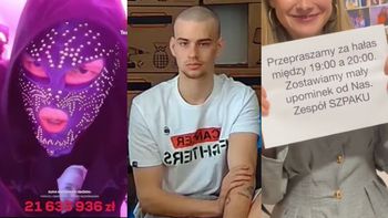 Szpaku dał koncert w kawalerce Łatwoganga i przygotował PREZENTY dla jego sąsiadów. Klasa? (FOTO)