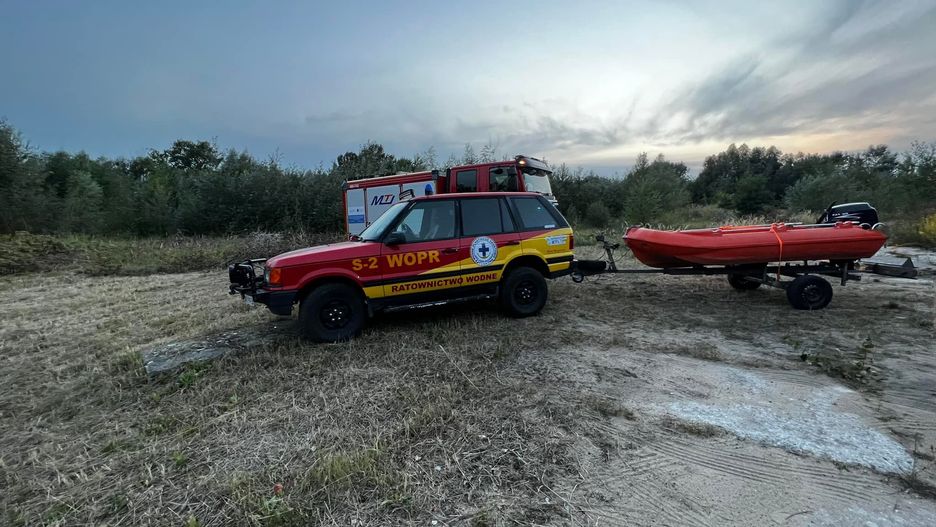 Akcja poszukiwawcza na WIśle