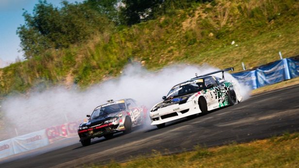 I runda N-Gine Driftingowych Mistrzostw Polski; Piotr Jankowski vs Paweł Trela