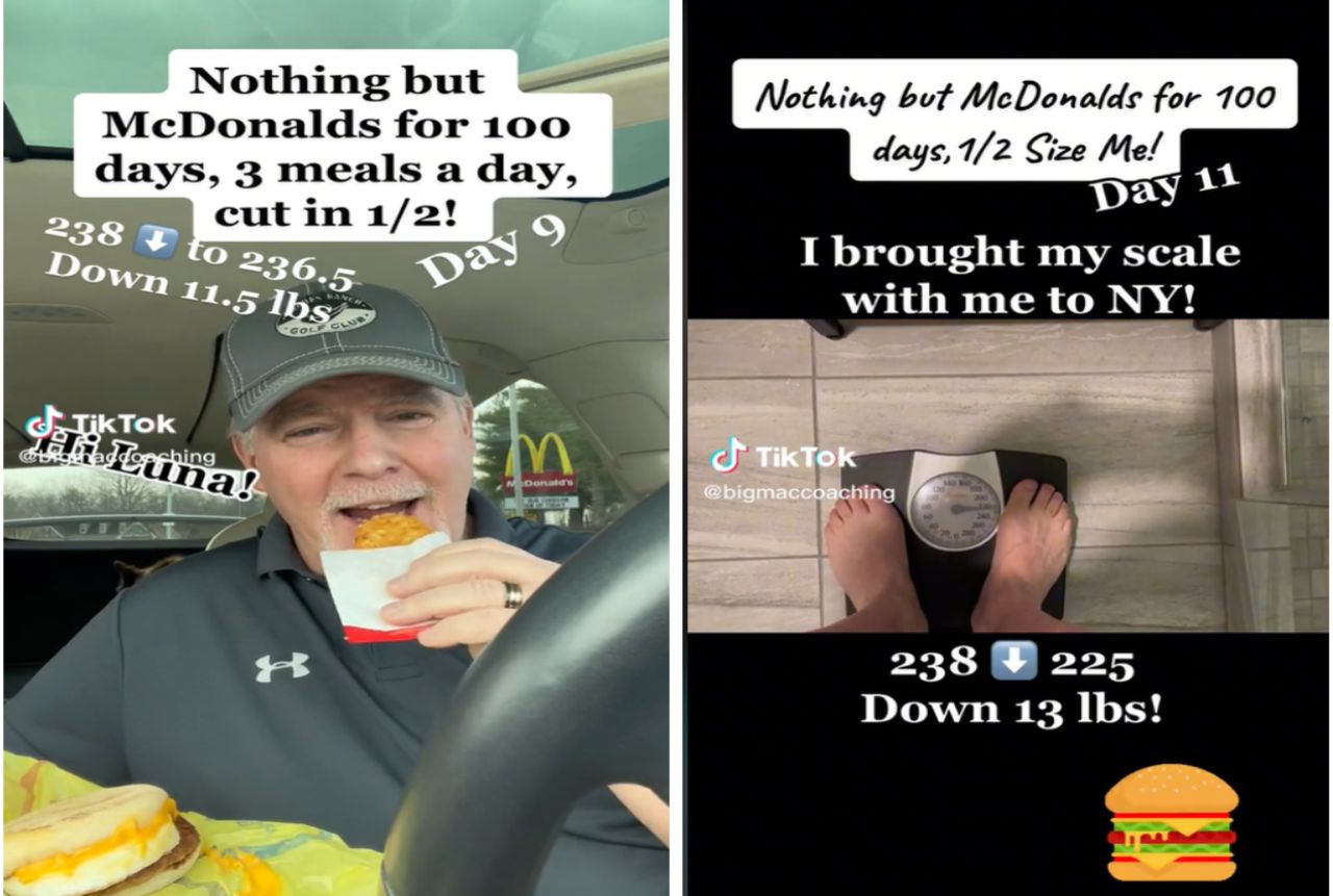 56-year-old Nashville man loses 10 pounds a week on a strictly McDonald's diet