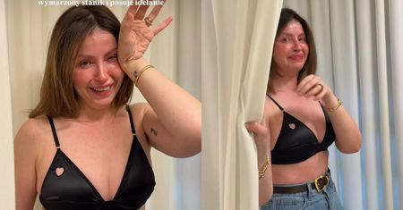 Wzruszona Ciocia Liestyle prezentuje efekty operacji zmniejszenia biustu. Przymierzyła PIERWSZY STANIK (FOTO)