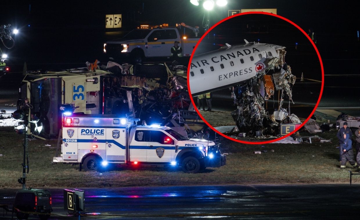 Katastrofa Air Canada. Kobieta cudem przeżyła, znaleziona przypięta do fotela