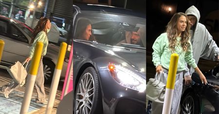 TYLKO NA PUDELKU: "Przyłapani" na stacji paliw Blanka i Malik Montana pożerają się wzrokiem w mercedesie za ponad PÓŁ MILIONA