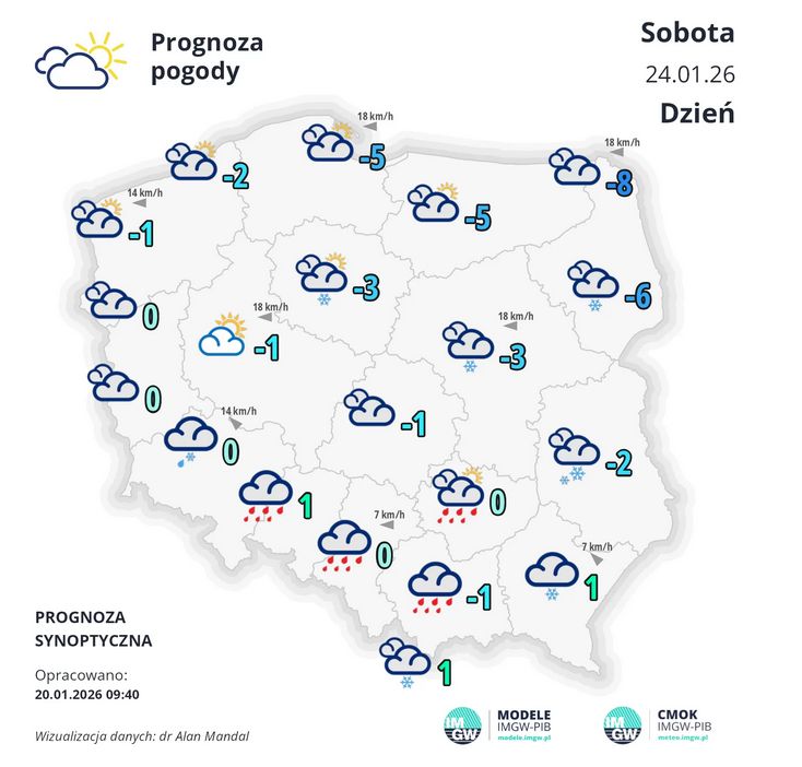 Pogoda w sobotę