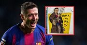 Lewandowski jako bohater Marvela. To wieszają w Barcelonie