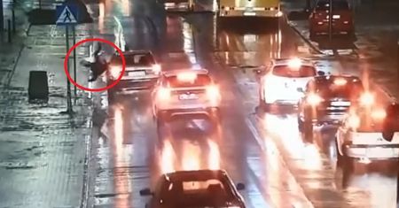 Gruzin potrącił nastolatki. Policja udostępniła nagranie z Gliwic