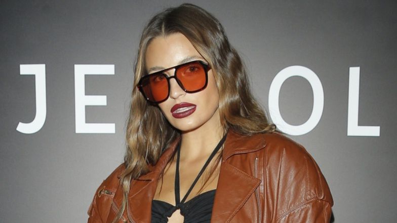 Julia Wieniawa na pokazie Łukasza Jemioła