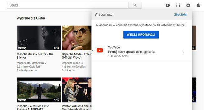 YouTube likwiduje sekcję prywatnych wiadomości. Postawi na inne formy komunikacji w serwisie