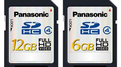 6 i 12 GB pojemności w kartach SDHC od Panasonica 1