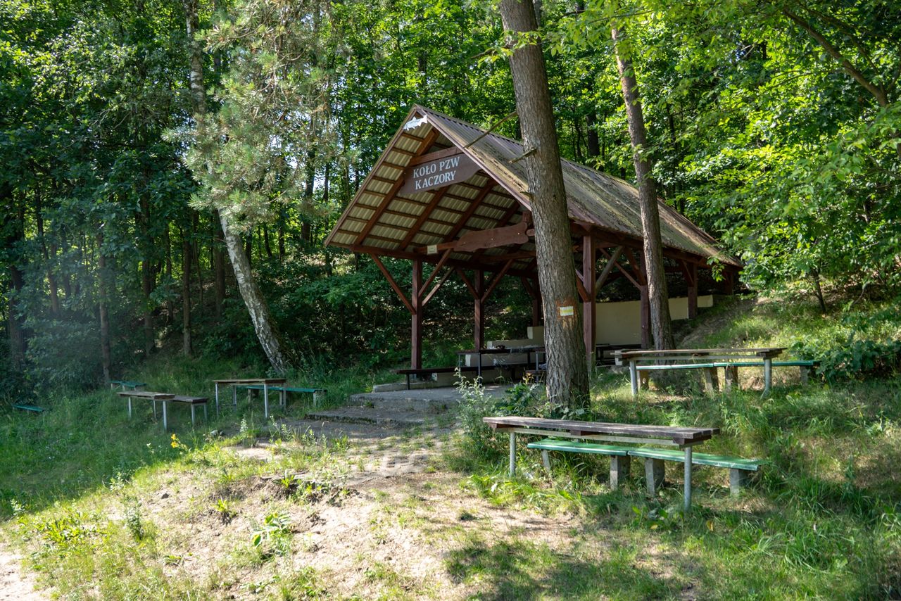 Wiata nad Jeziorem Kopcze