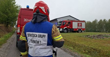 Paczka emitująca promieniowanie. Akcja strażaków i policji w Małopolsce
