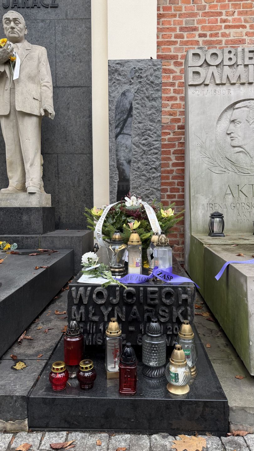 Grób Wojciecha Młynarskiego 