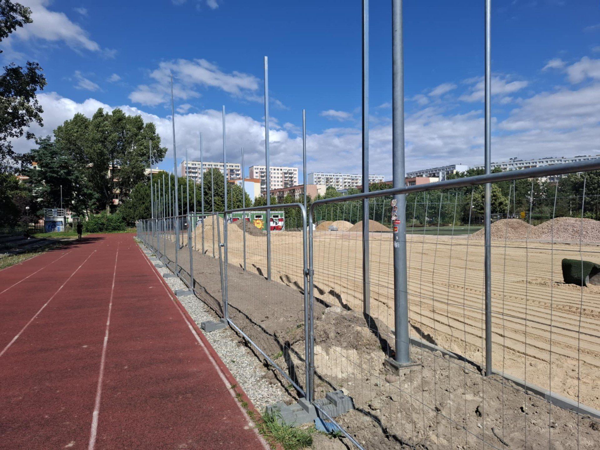 Remont orlika na Widzewie