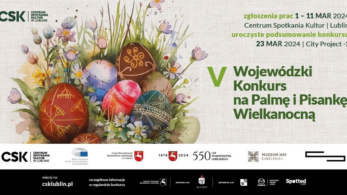 grafika V Wojewódzki Konkur na Palmę i Pisankę Wielkanocną