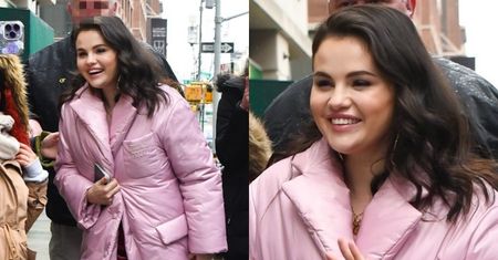 TŁUM fanów wspiera Selenę Gomez na ulicach Nowego Jorku. Hailey Bieber pozazdrości? (ZDJĘCIA)