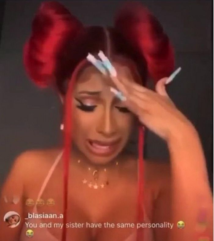 Cardi B rozpacza na Instagramie
