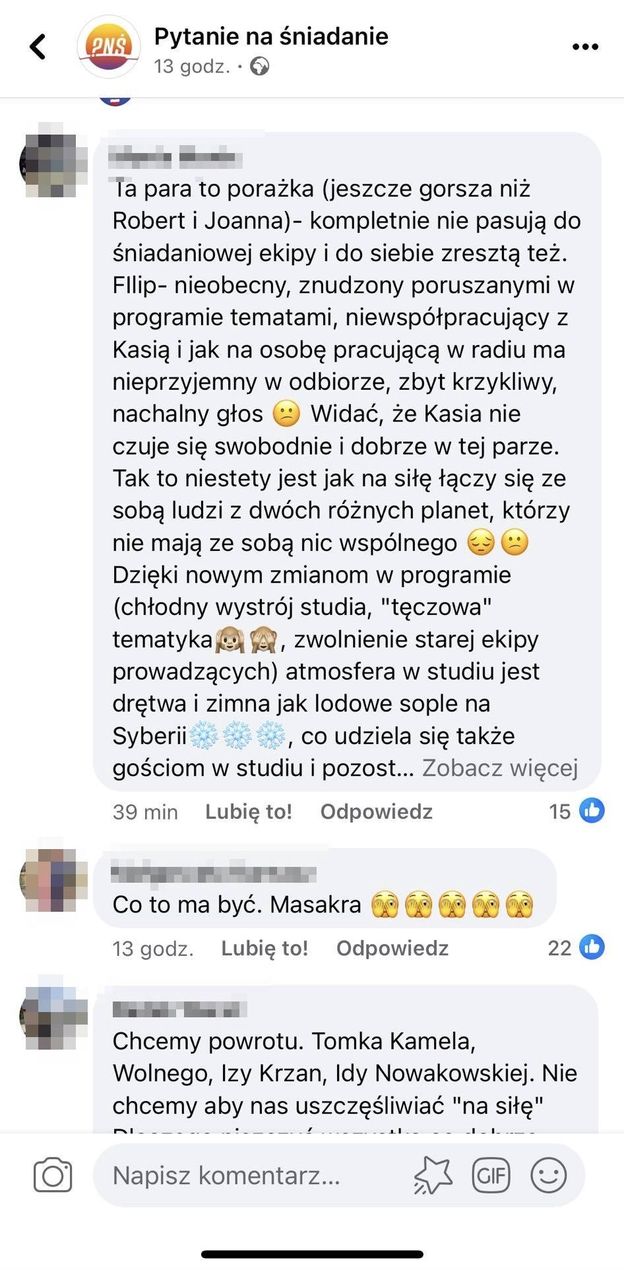 Katarzyna Dowbor i Filip Antonowicz już po debiucie w "Pytaniu na Śniadanie". Rozemocjonowani internauci MOCNO PODZIELENI