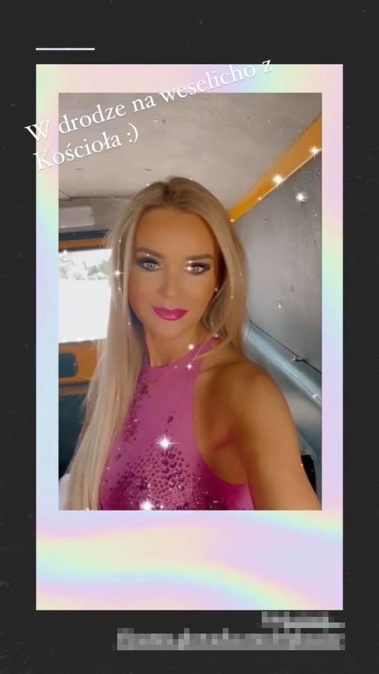 Monika Chwajoł z "Królowych Życia" na weselu