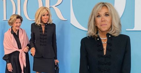 71-letnia Brigitte Macron odsłoniła ZGRABNE nogi na pokazie Diora (ZDJĘCIA)