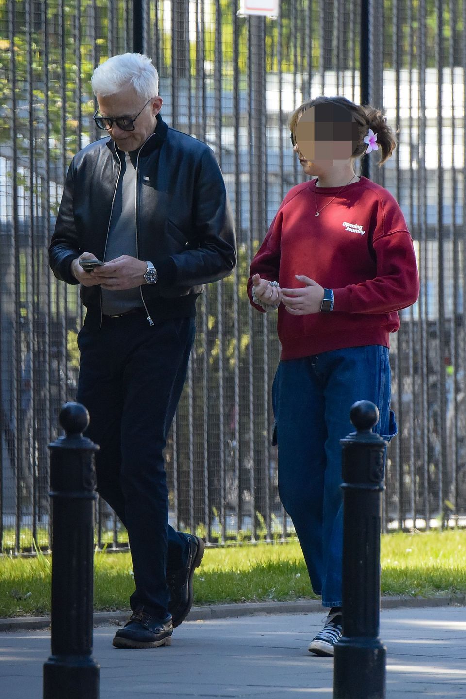 Hubert Urbański z córką