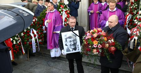 Niezwykły widok na niebie podczas pogrzebu Hermaszewskiego