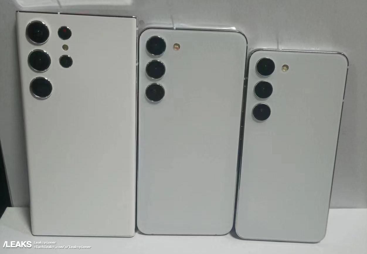 Samsung Galaxy S23 Ultra, S23+ i S23 - atrapy