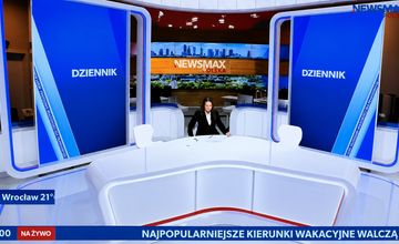 Newsmax Polska po pierwszych dniach. Nowoczesne studio, wpadki i dziwna ramówka