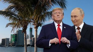 "Chciałbym, żeby tam był". Trump znów kusi Putina