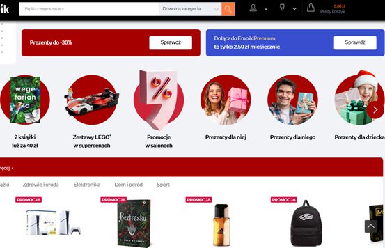 Dziwna sytuacja podczas zakupów online w Empiku. Klientka ostrzega, by sprawdzać koszyk