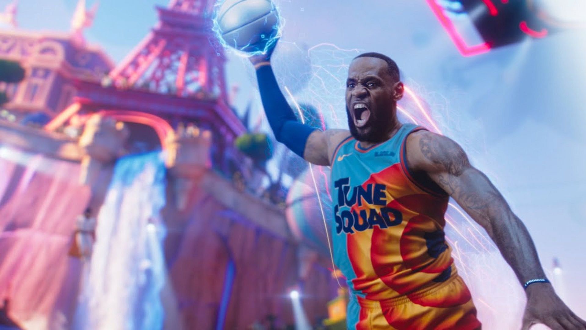 Lebron James w filmie "Kosmiczny mecz: Nowa era"